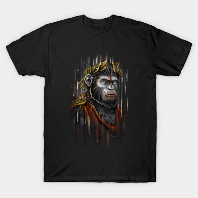 Caesar Ape T-Shirt by c0y0te7